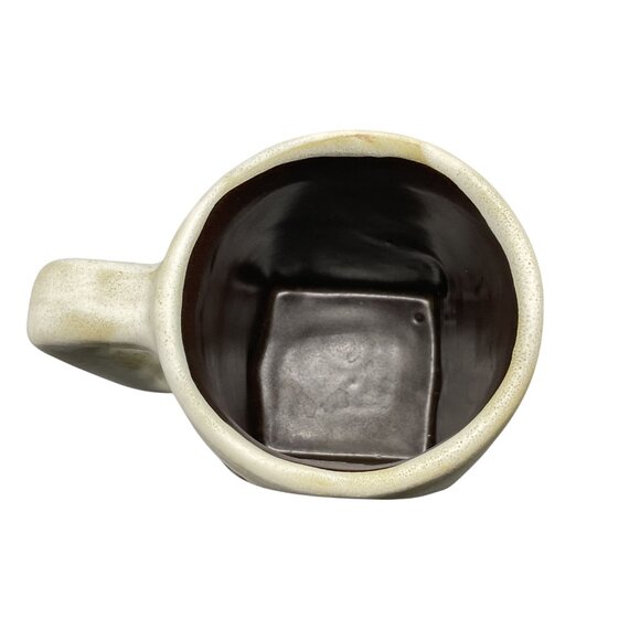 Cats Mara Mug Handmade Lead Free Stoneware Pottery Made in Mexico 4.5"H x 3"W - Picture 6 of 7